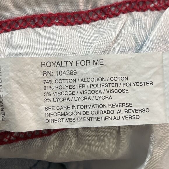 Royalty For Me Denim Blue Jeans Size 10 High Rise Wide Leg Boho Preppy Coastal - Picture 11 of 12